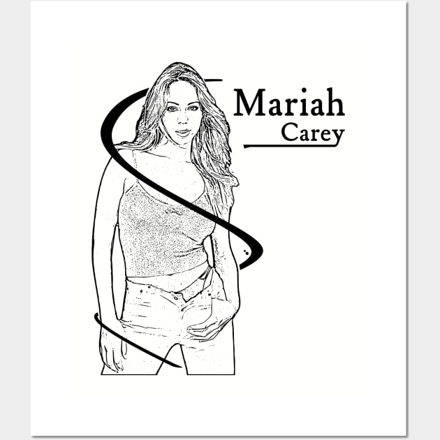 Mariah Carey // 90s Wall Art by Degiab